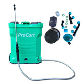 Pompa de stropit electrica premium acumulator lithium-ion capacitate 20 litri autonomie 4 ore bretele prindere cu protectie